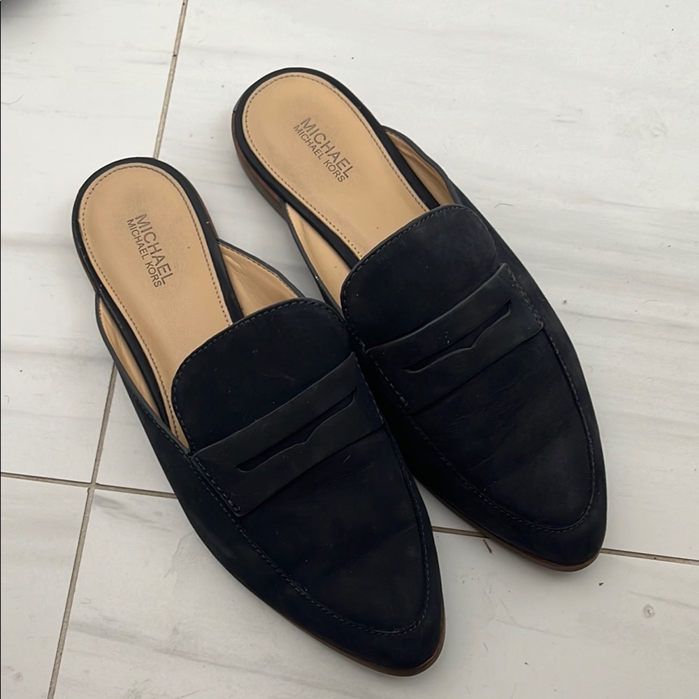 MICHAEL Michael Kors Navy Loafers